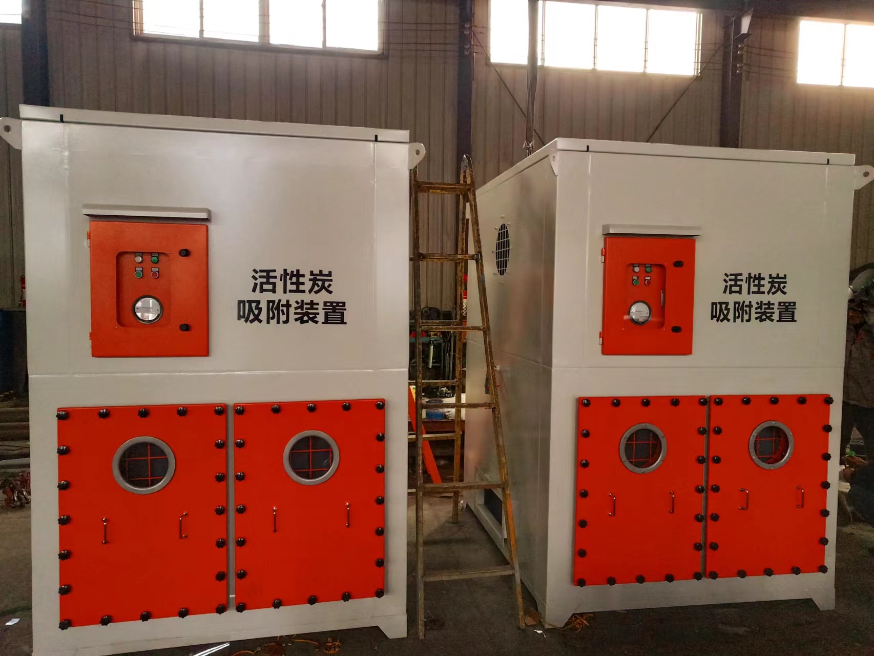 江苏客户再次回购活性炭一体机设备，确保安全生产！